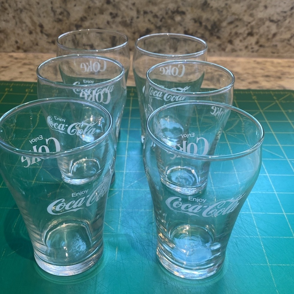 Coca Cola Vintage Glasses